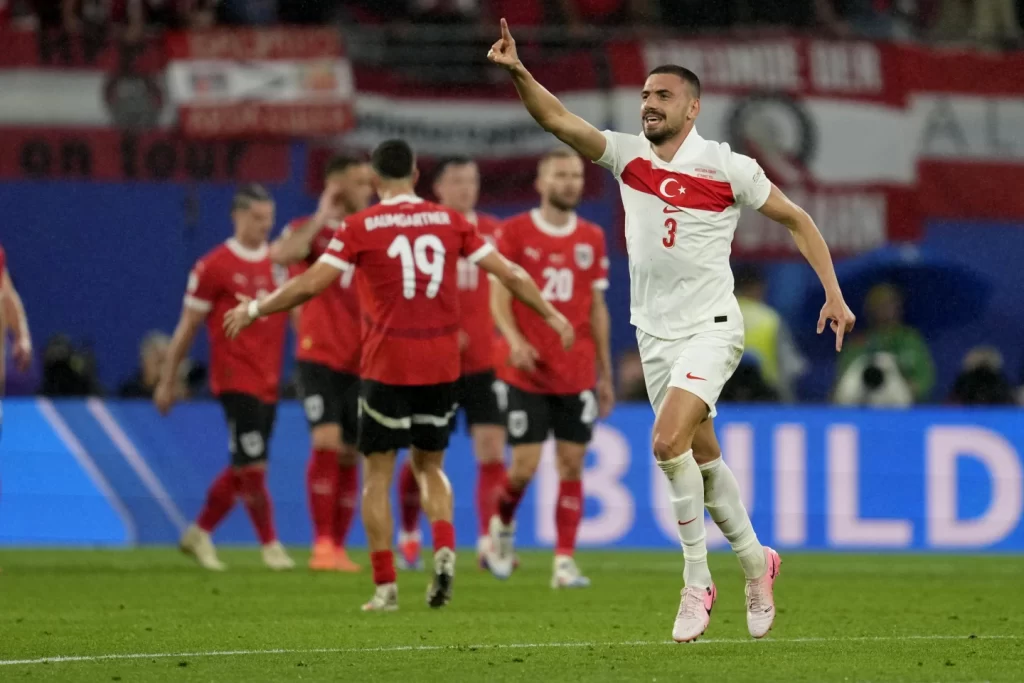 Demiral’s Double Helps Turkey Beat Austria 2-1, Sets Up Euro 2024 Quarterfinal - Seasports